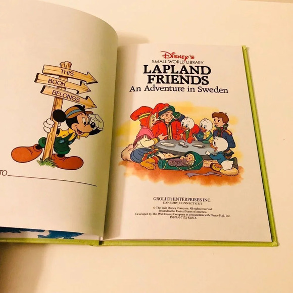Disneys Small  World Library Home Sweet Castle and Lapland Friends Books - Picture 12 of 16
